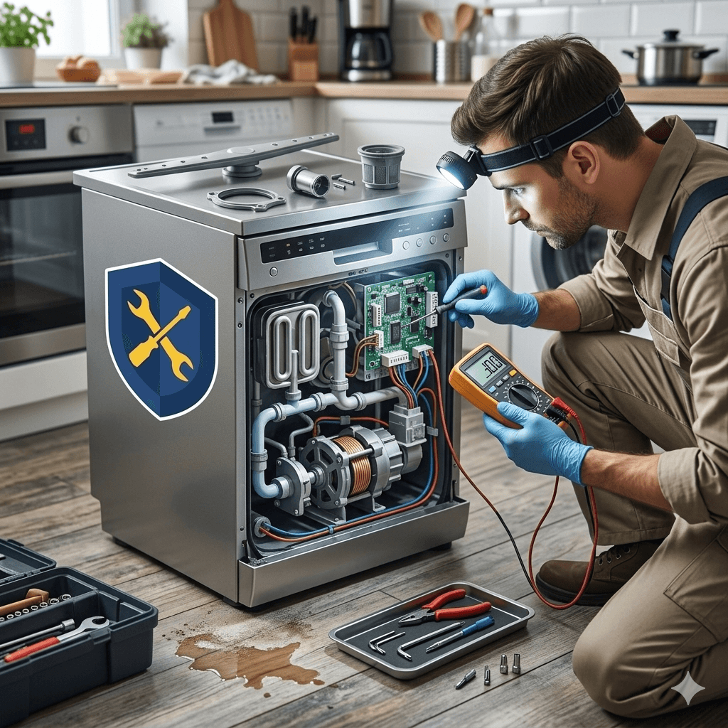 Bộ lọc máy rửa chén bị tắc: cách vệ sinh